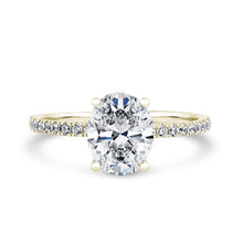 Load image into Gallery viewer, Lab Grown Diamond Solitaire Ring 2.90ct IGI Certified Oval Cut