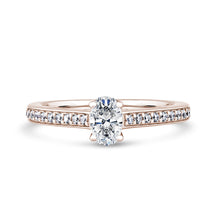 Load image into Gallery viewer, Lab Grown Diamond Solitaire Ring 1.20ct IGI Certified Oval Cut
