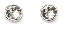 Load image into Gallery viewer, Sterling Silver Birthstone Stud Earrings