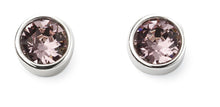 Load image into Gallery viewer, Sterling Silver Birthstone Stud Earrings
