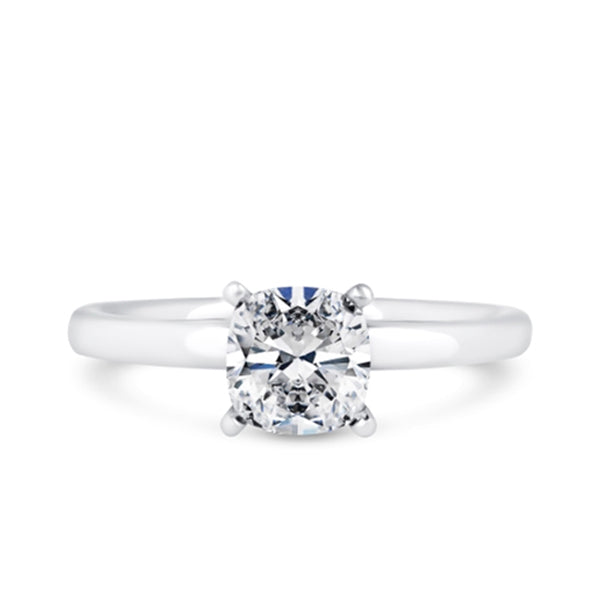 18ct White Gold 0.83ct Natural Diamond Solitaire Ring