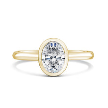 Load image into Gallery viewer, Lab Grown Diamond Solitaire Ring 1.50ct IGI Certified Oval Cut
