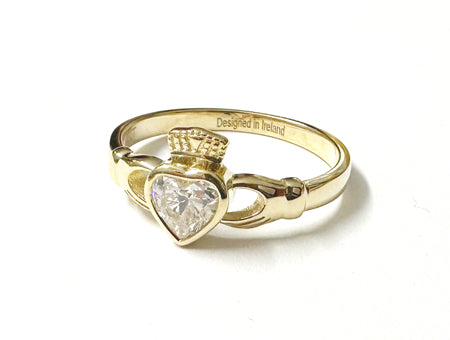 9ct Yellow Gold Claddagh Ring