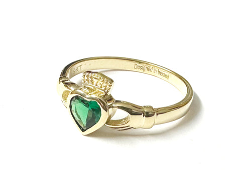 9ct Yellow Gold Claddagh Ring