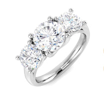 Load image into Gallery viewer, 9ct White Gold 3.00ct Lab Grown Ring

