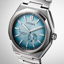 Load image into Gallery viewer, Citizen Zenshin Men Automatic Blue Dial  Titanium Watch
