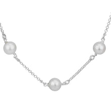 Load image into Gallery viewer, Sterling Silver Freshwater Pearl Chain
