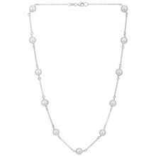 Load image into Gallery viewer, Sterling Silver Freshwater Pearl Chain
