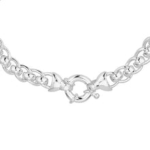 Load image into Gallery viewer, Sterling Silver Rollerball  Link Chain Hand Made
