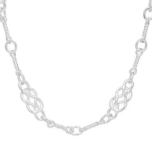 Load image into Gallery viewer, Sterling Silver Celtic Twist Hand Made Link Chain
