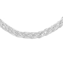 Load image into Gallery viewer, Sterling Silver Chunky Spiga Link Hand Made Chain
