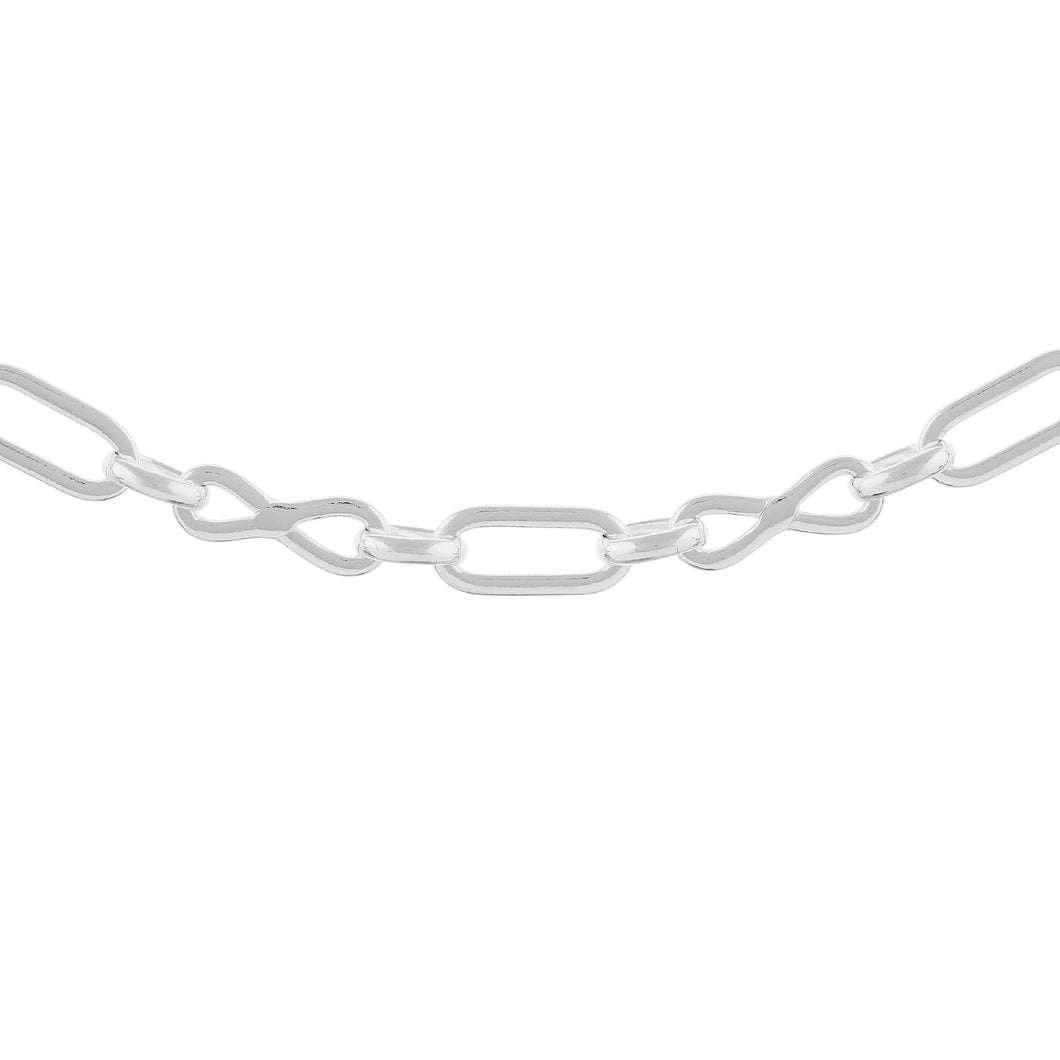 Sterling Silver Hand Made Infinity Chain
