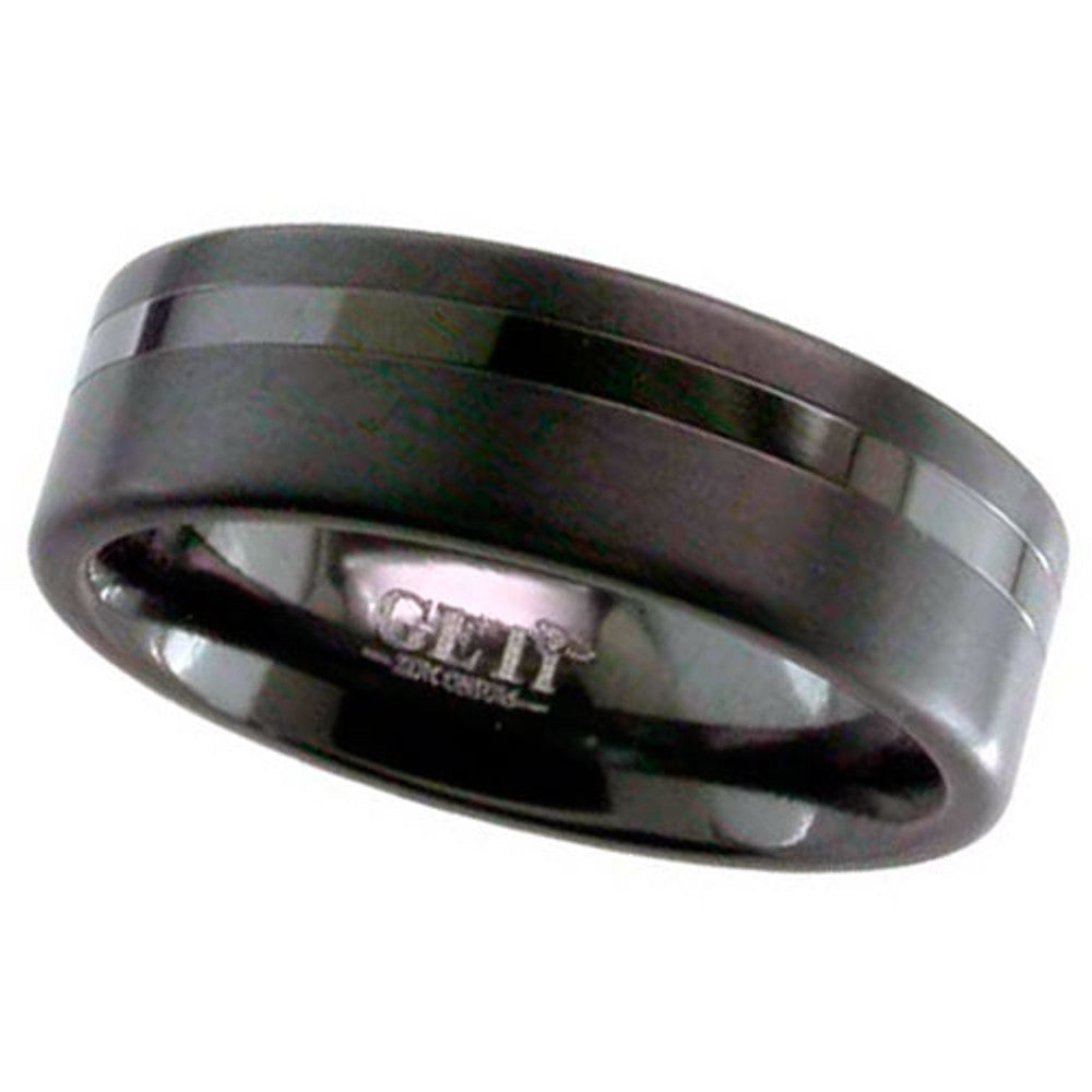 Black Zirconium ring