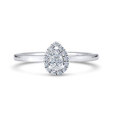 Load image into Gallery viewer, Lab Grown Diamond Solitaire Ring 1.10ct IGI Certified pear Cut
