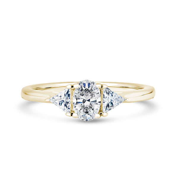 18ct Yellow Gold 0.90ct Natural Diamond  Solitaire Ring
