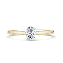 Load image into Gallery viewer, Lab Grown Diamond Solitaire Ring 1.00ct IGI Certified Oval Cut

