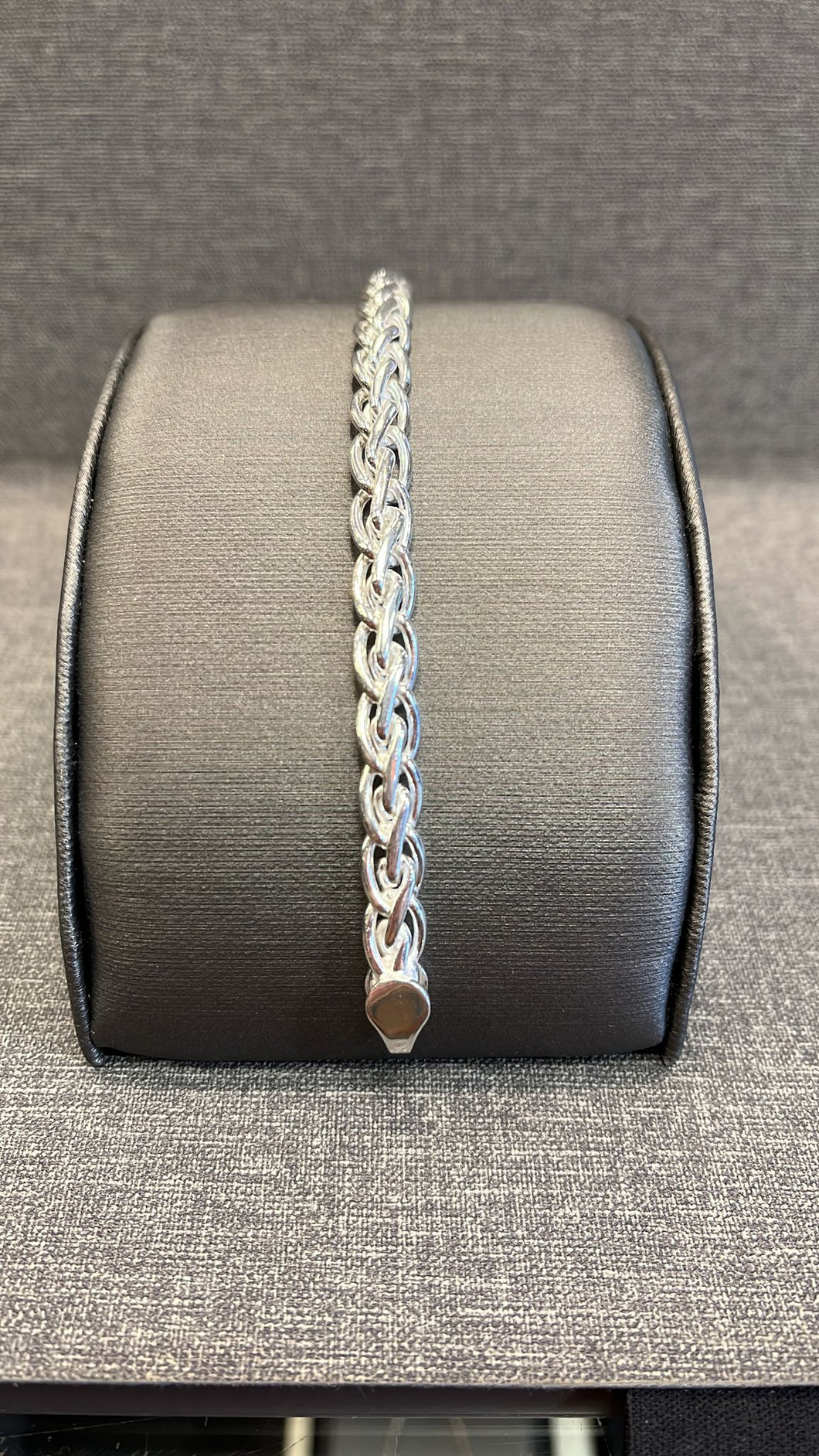 Sterling Silver Woven Link Hand Made Bracelet