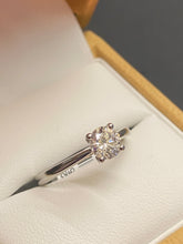 Load image into Gallery viewer, GIA Certified 0.70ct Diamond Solitaire Platinum Ring
