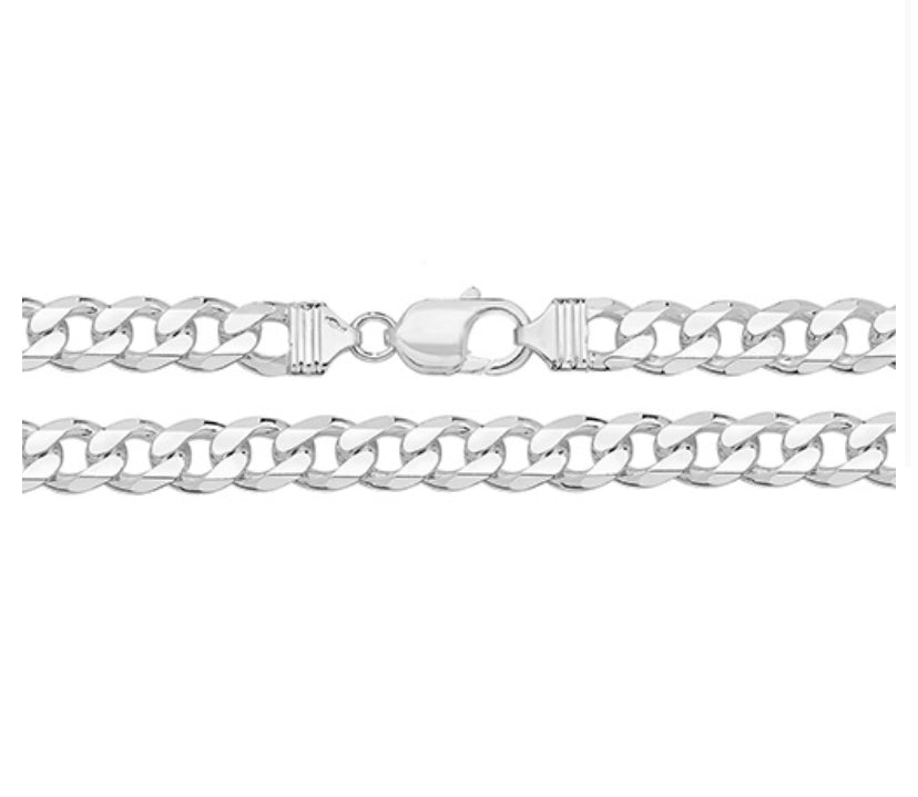 Mens Sterling Silver Curb Chain