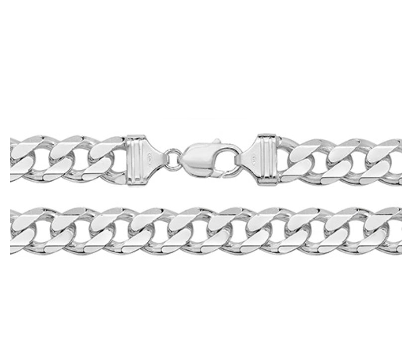 Mens Sterling Silver Curb Chain