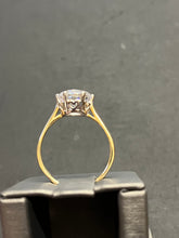 Load image into Gallery viewer, 9ct Yellow Gold CZ Solitaire Ring

