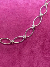Load image into Gallery viewer, Sterling Silver Oval &amp; Twist Bracelet
