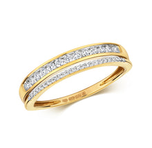 Load image into Gallery viewer, 9ct Yellow Gold Diamond Set Eternity Band
