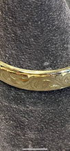 Load image into Gallery viewer, 9ct Yellow Gold Hand Engraved Bangle
